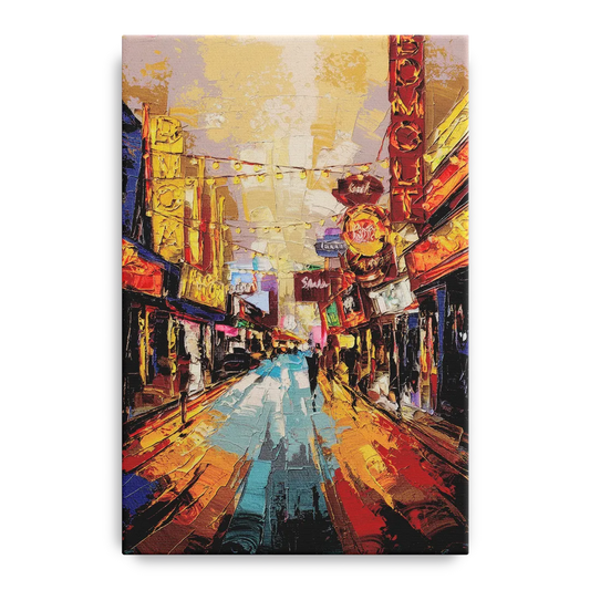Las Vegas Fremont Street - Canvas Wall Art