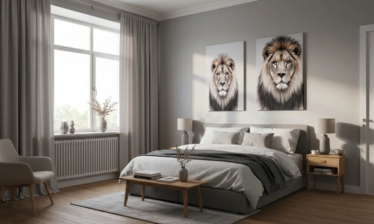 Lion Canvas Wall Art: Decorating Rules You Should Break