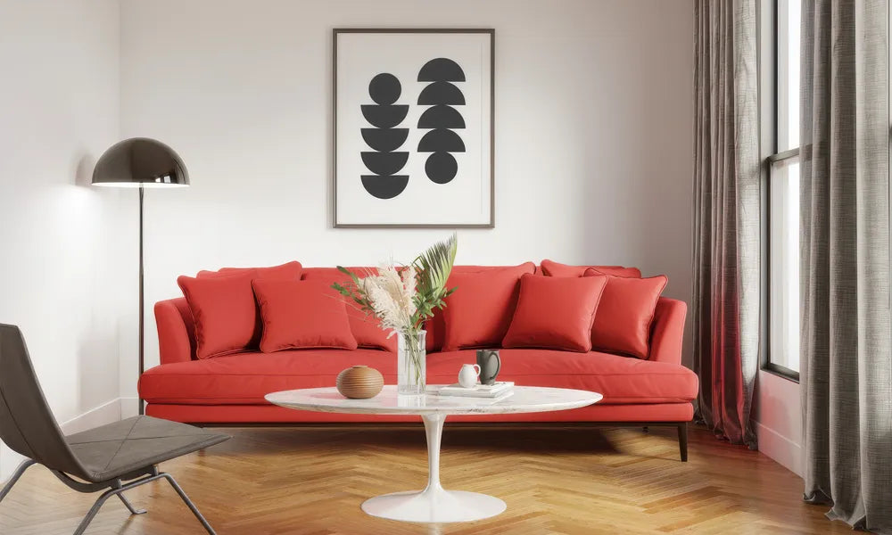 How High to Hang Wall Art Above a Sofa