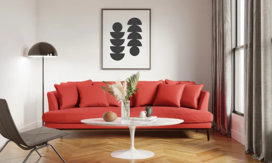 How High to Hang Wall Art Above a Sofa