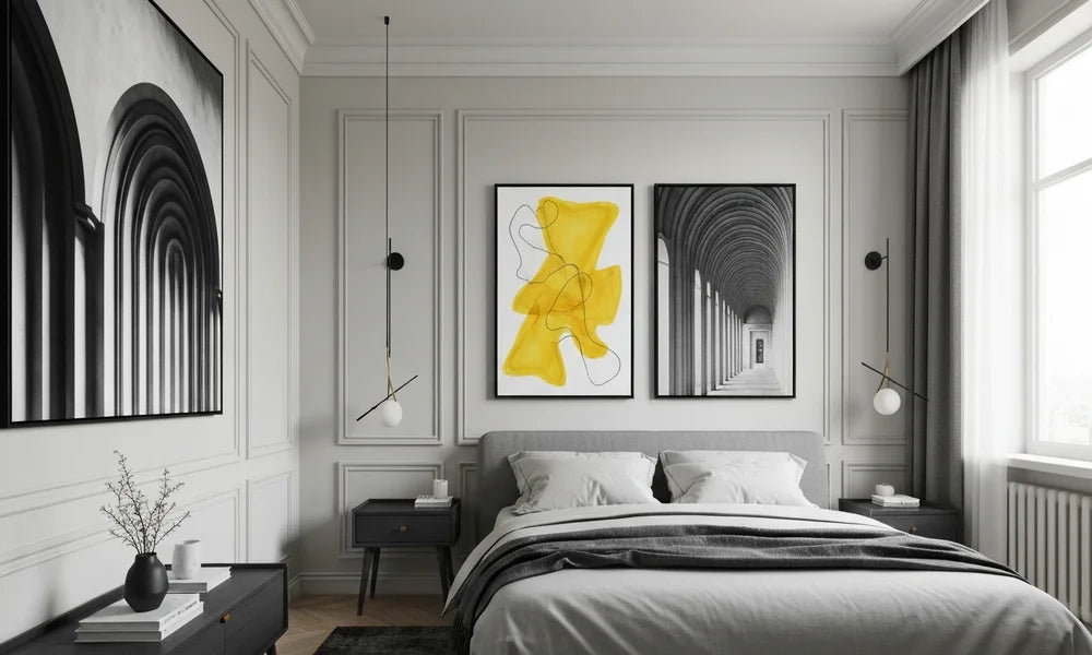 Best Yellow Abstract Canvas Wall Art for Your Home