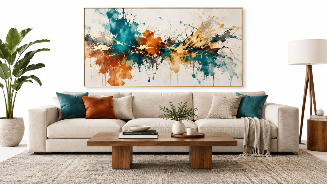 Abstract Painting for Living Room: How to Choose and Style