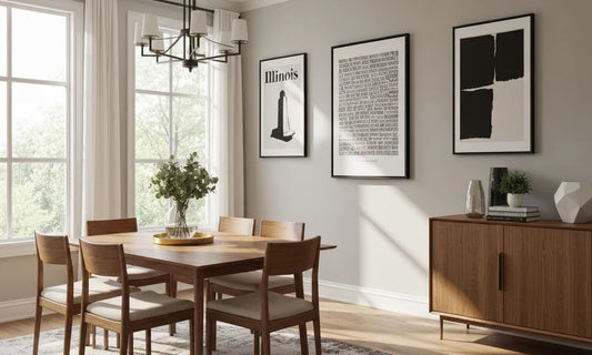 Illinois Canvas Wall Art for Your Bedroom | Jessie's Home