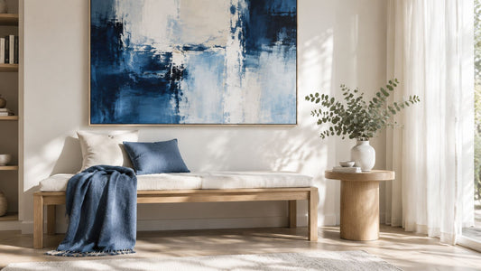 Blue with White Art Ideas That Make Rooms Feel Calm
