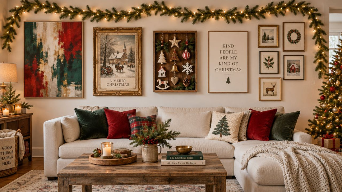 5 Christmas Wall Art Ideas for a Festive Home