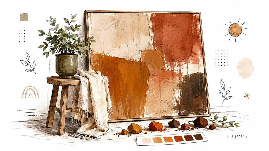 Earth Tone Art That Actually Feels Like Home