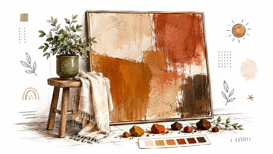 Earth Tone Art That Actually Feels Like Home