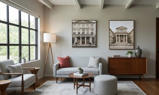 Madison, Wisconsin Canvas Wall Art for Bathrooms