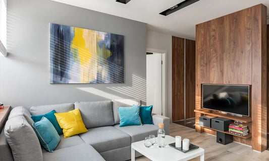 How High to Hang Wall Art in a Living Room