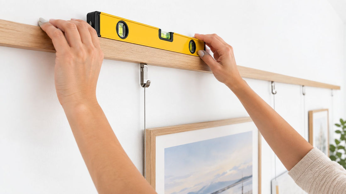 How to Hang Picture Rail the Right Way