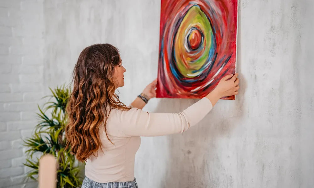How to Hang Wall Art Without Nails