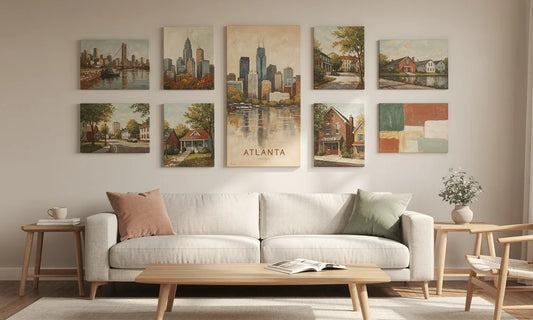 10 Atlanta, Georgia Canvas Wall Art Prints to Inspire Your Next Room