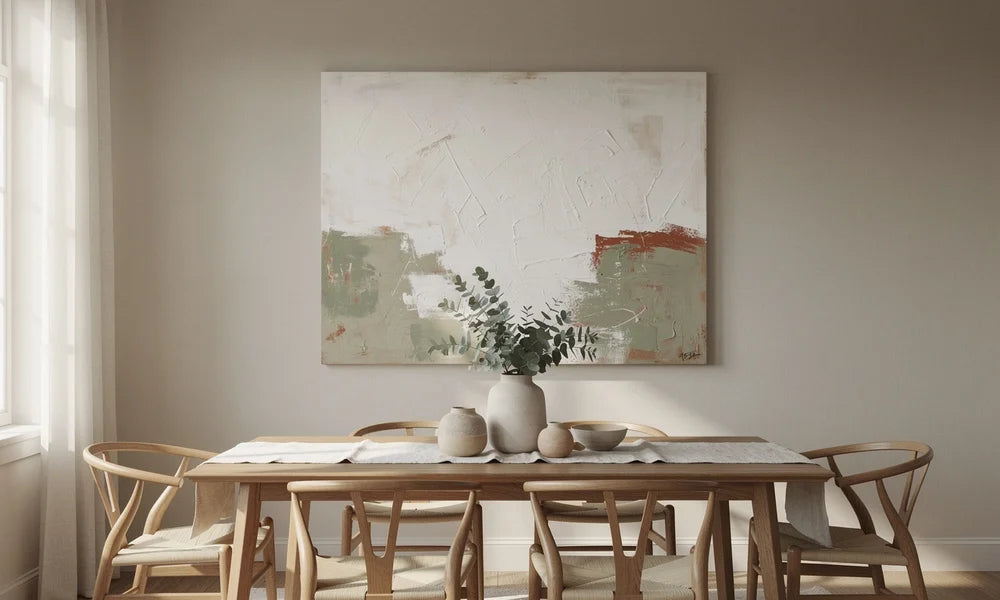 White Abstract Canvas Wall Art for Your Dining Room: Why It Looks Off and How to Fix It