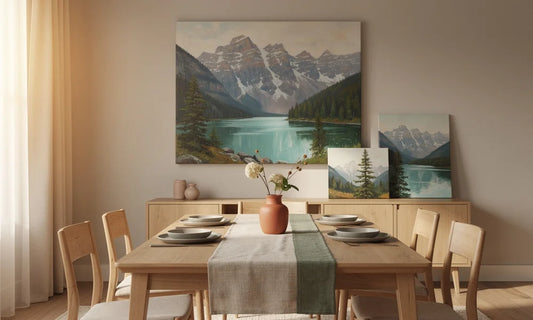 How to Choose Banff, Canada Canvas Wall Art for Your Dining Room