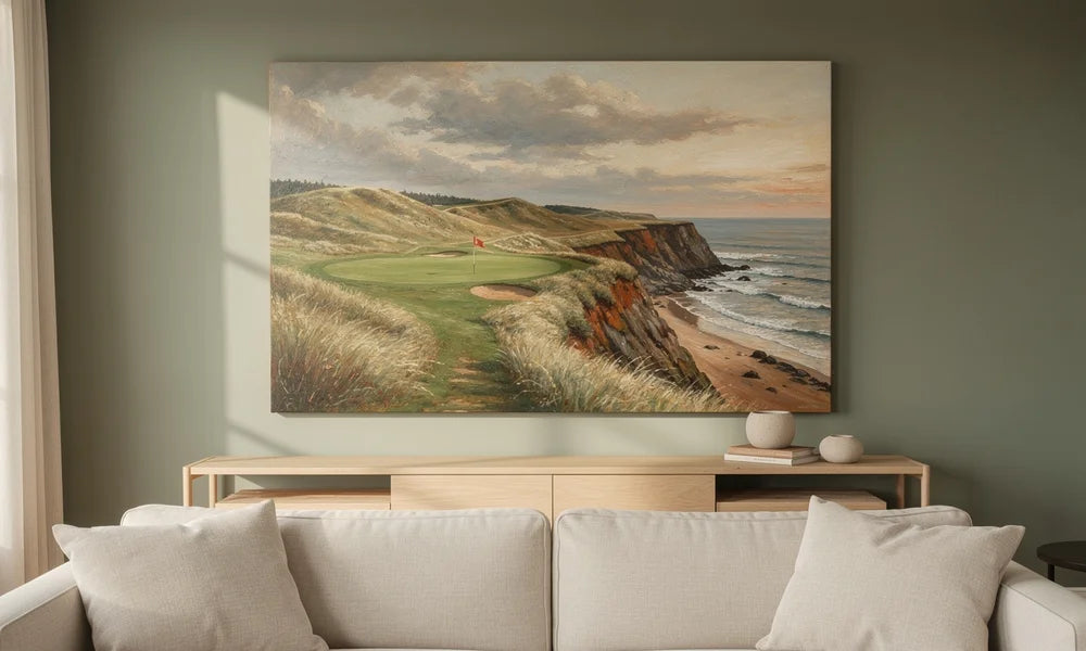 Bandon Dunes Golf Landscape: The Oregon Canvas Wall Art Piece Worth Building a Room Around