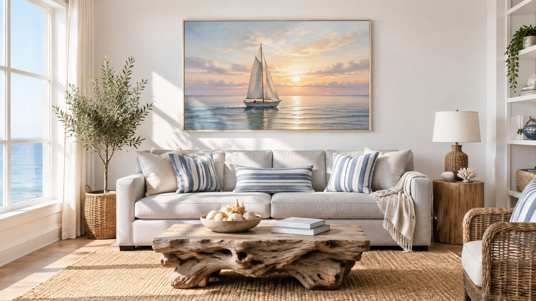 Paintings of Sailboats That Make Coastal Rooms Shine