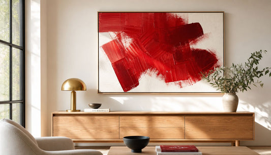 Red Abstract Art: Styles, Placement, and Buying Guide