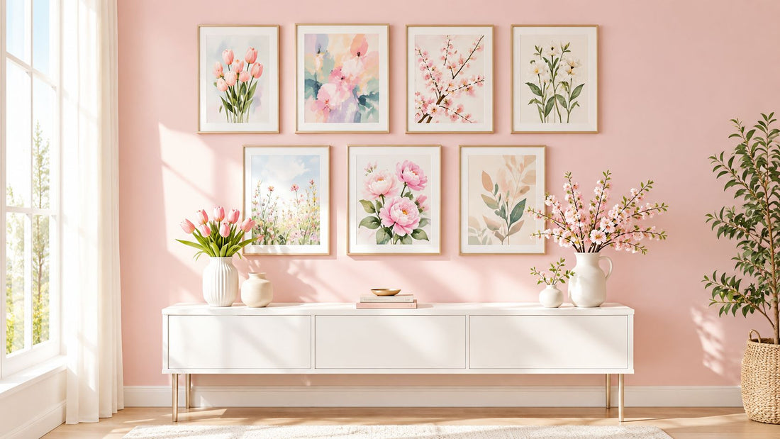 7 Spring Wall Art Ideas for Florals, Pastels and Light