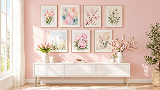 7 Spring Wall Art Ideas for Florals, Pastels and Light