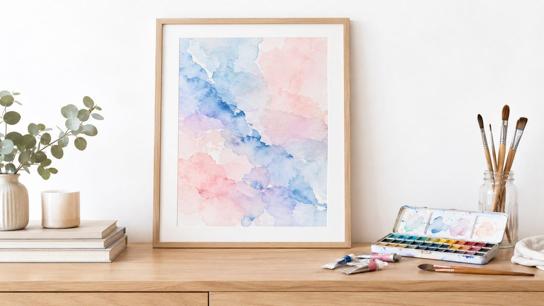 Watercolor Abstract Art: Techniques, Prints & Styling Guide