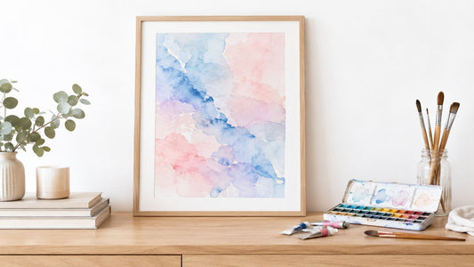 Watercolor Abstract Art: Techniques, Prints & Styling Guide