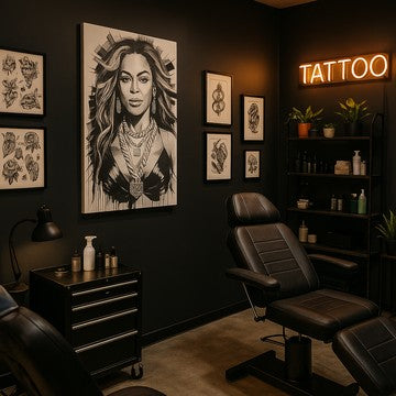 Tattoo Studio Wall Art