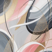 Pink and Grey Abstract