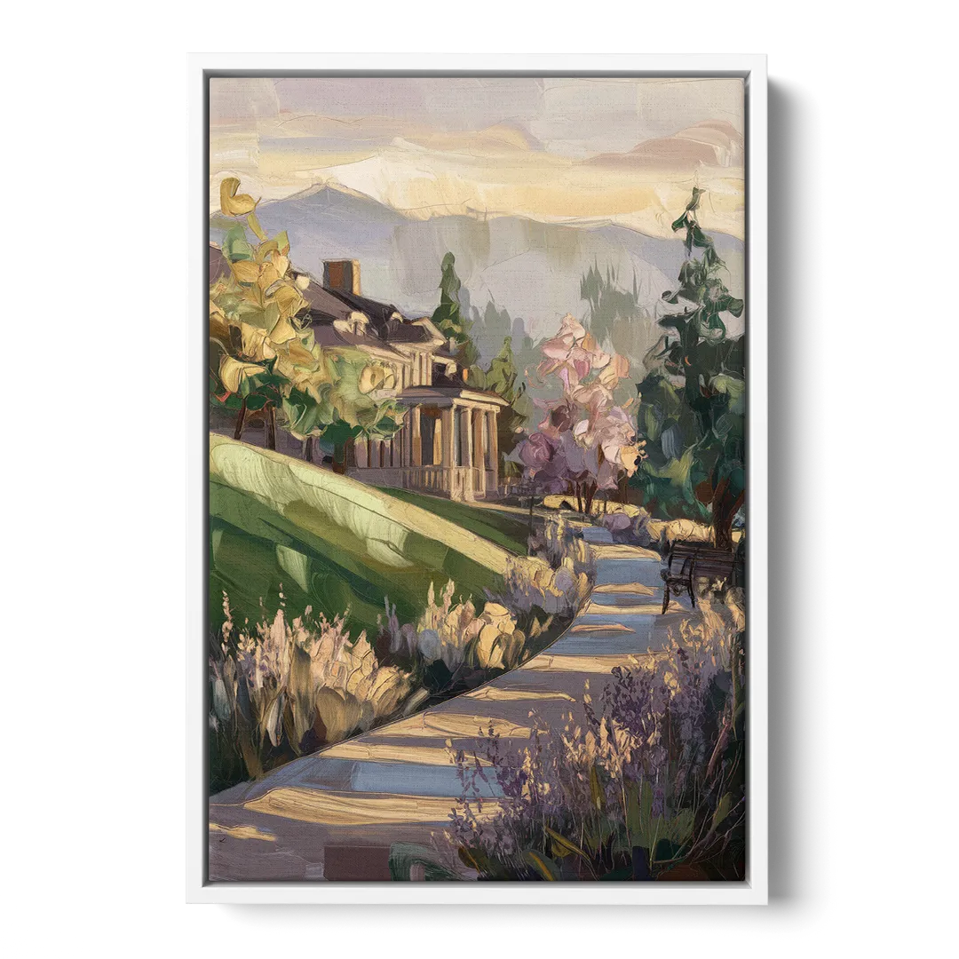 Ashland Historic Landmarks - White Frame Canvas