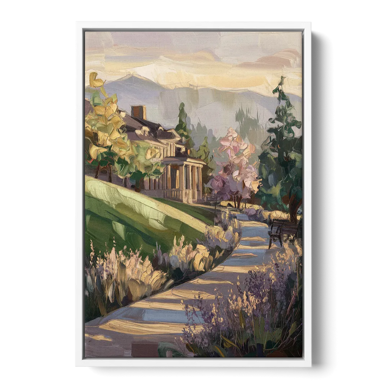 Ashland Historic Landmarks - White Frame Canvas