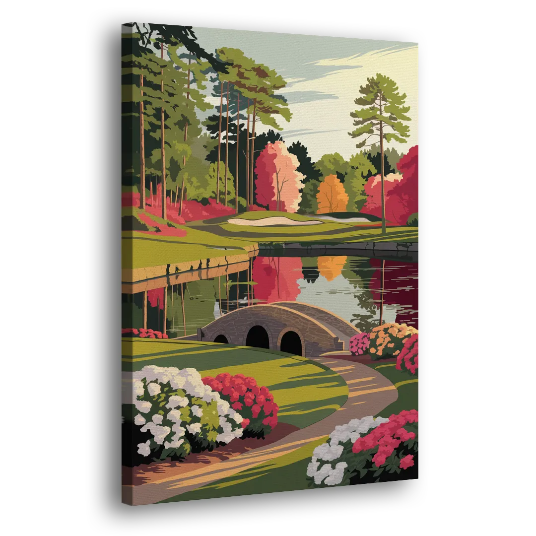 Augusta Golf Heritage Tribute - Canvas Print Art Sides
