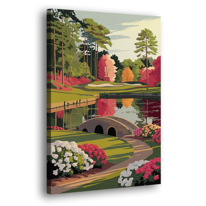 Augusta Golf Heritage Tribute - Canvas Print Art Sides