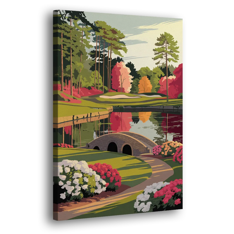 Augusta Golf Heritage Tribute - Canvas Print Art Sides