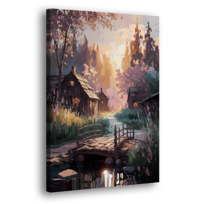 New Hope Rustic Charm - Canvas Print Art Sides