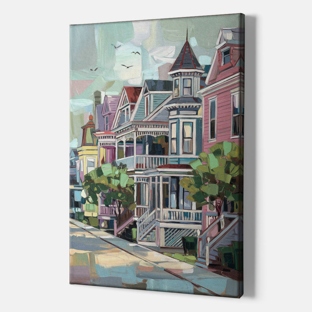 Cape May Historic District - Canvas Wall Art Indoor