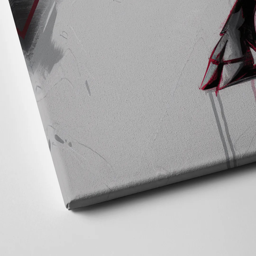 Little Rock Razorbacks Tribute Canvas Close Up