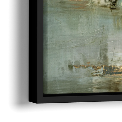 Irvine Coastal Serenity - Close-Up Black Frame Canvas