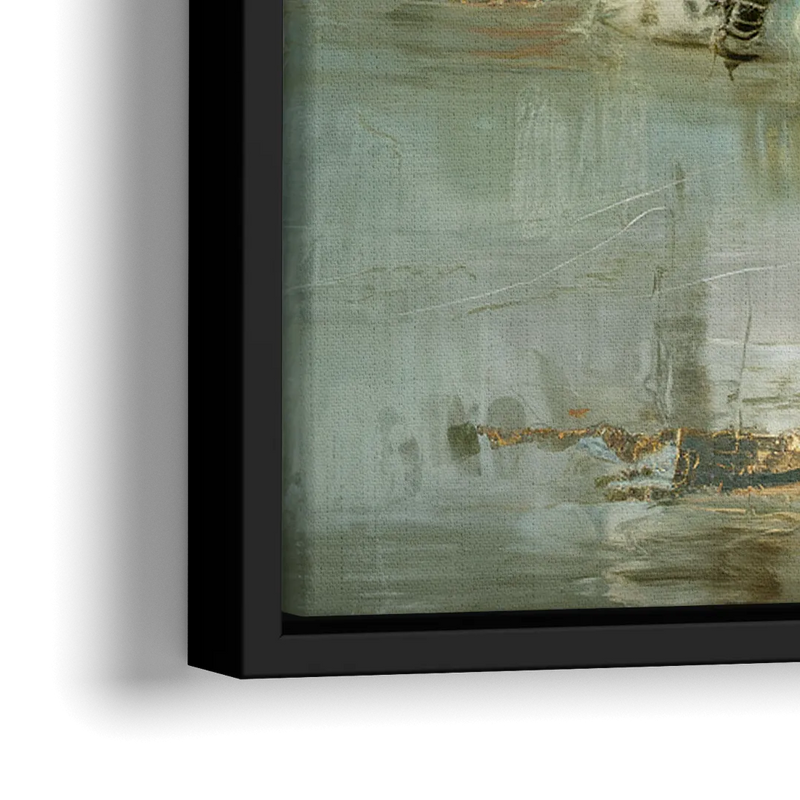 Irvine Coastal Serenity - Close-Up Black Frame Canvas