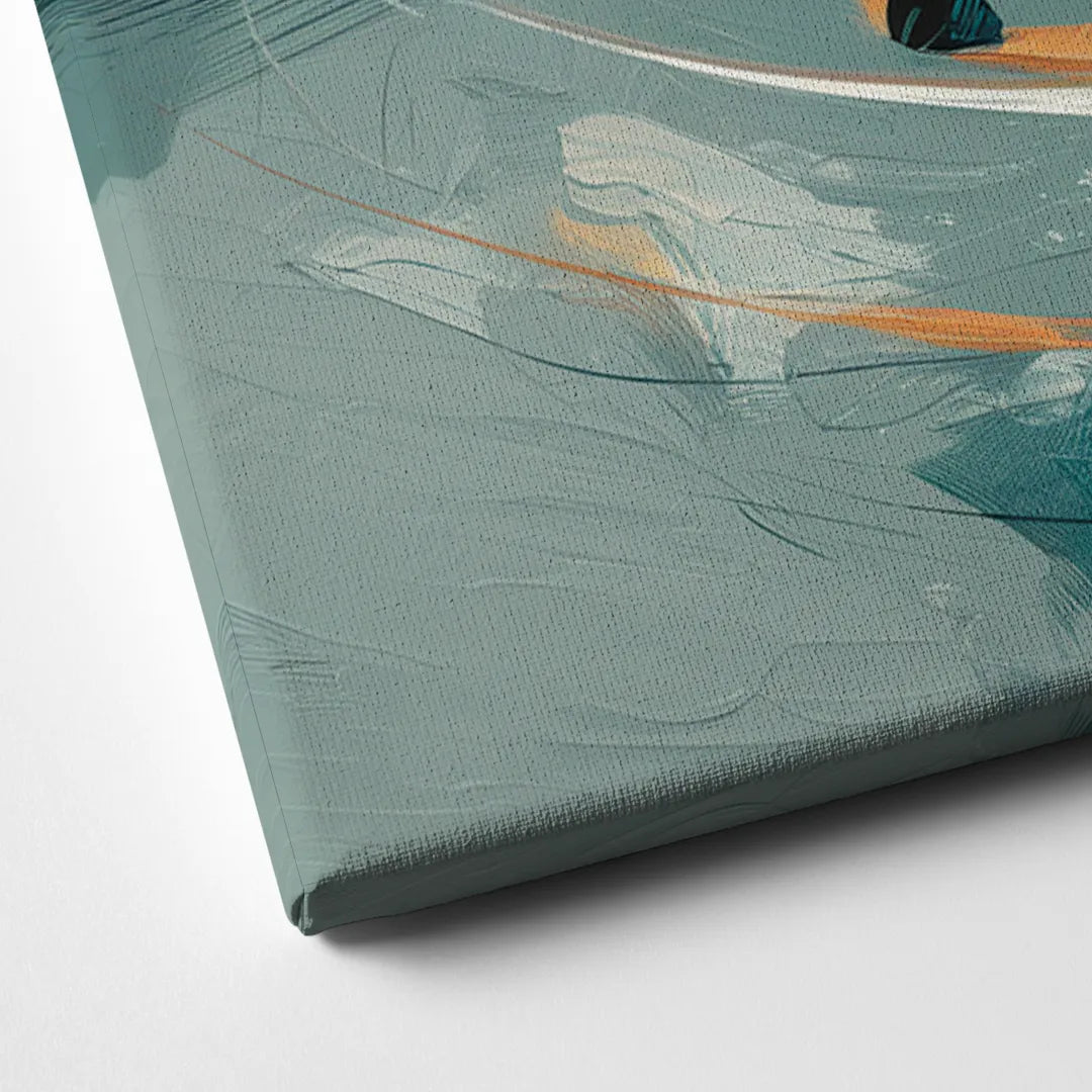San Jose Sharks Pride Canvas Close Up