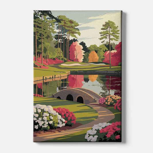 Augusta Golf Heritage Tribute - Canvas Wall Art