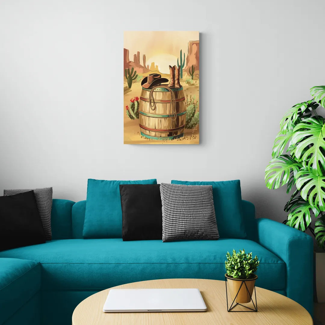 Scottsdale Western Heritage - Canvas Wall Art Living Room