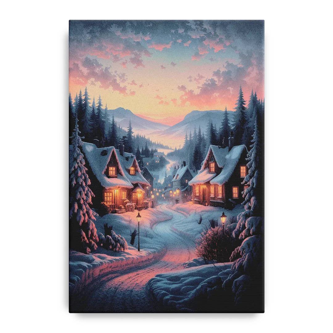 Burlington Snowy Winter Scenes - Canvas Wall Art