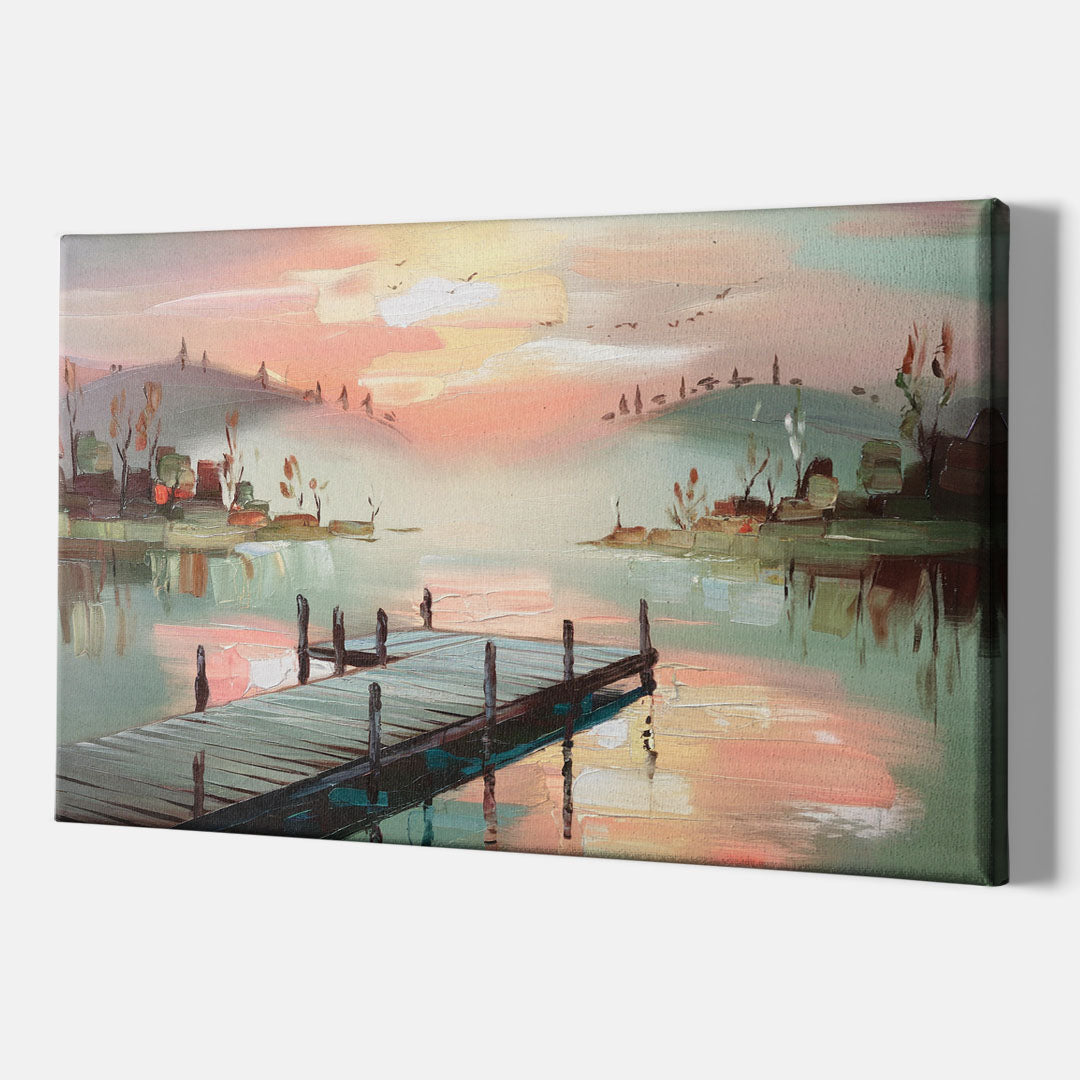 Burlington Waterfront Views - Canvas Wall Art Indoor
