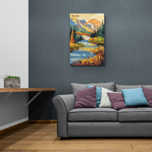Boise Nature Escape - Canvas Wall Art Living Room