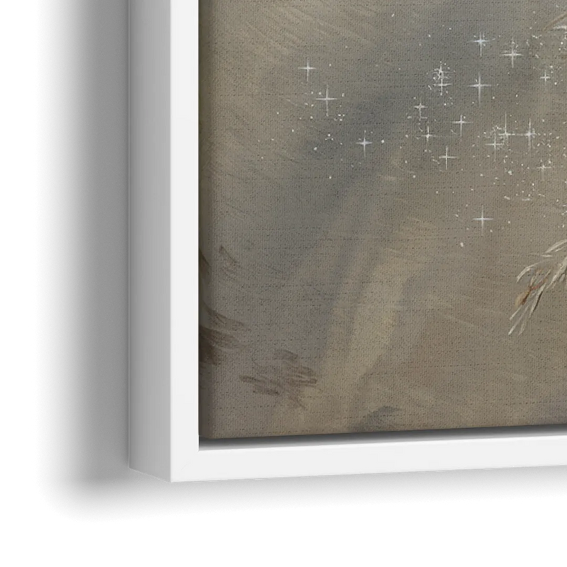 Salem Coastal Charm - Close-Up White Frame Canvas