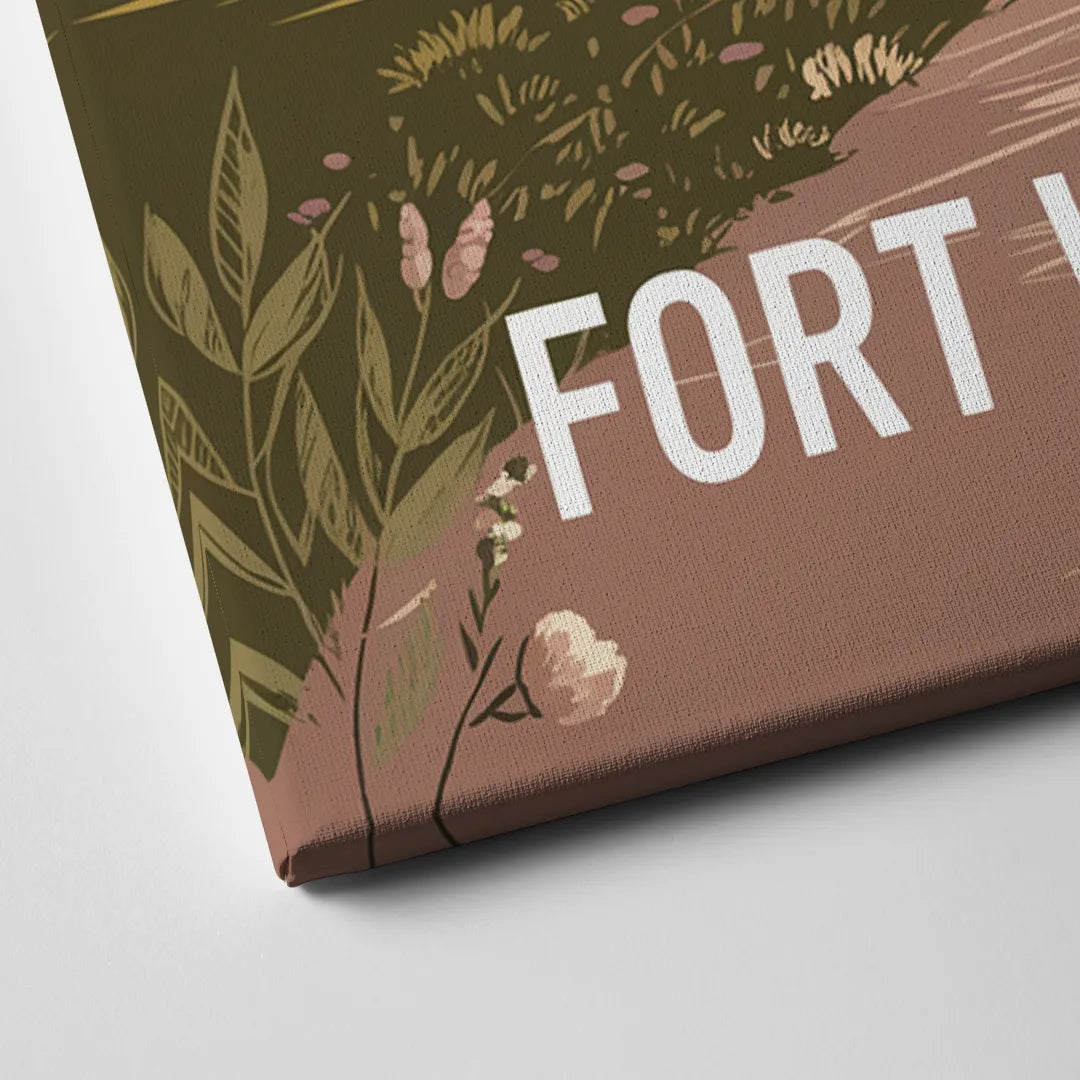 Fort Wayne Scenic Trails Canvas Close Up