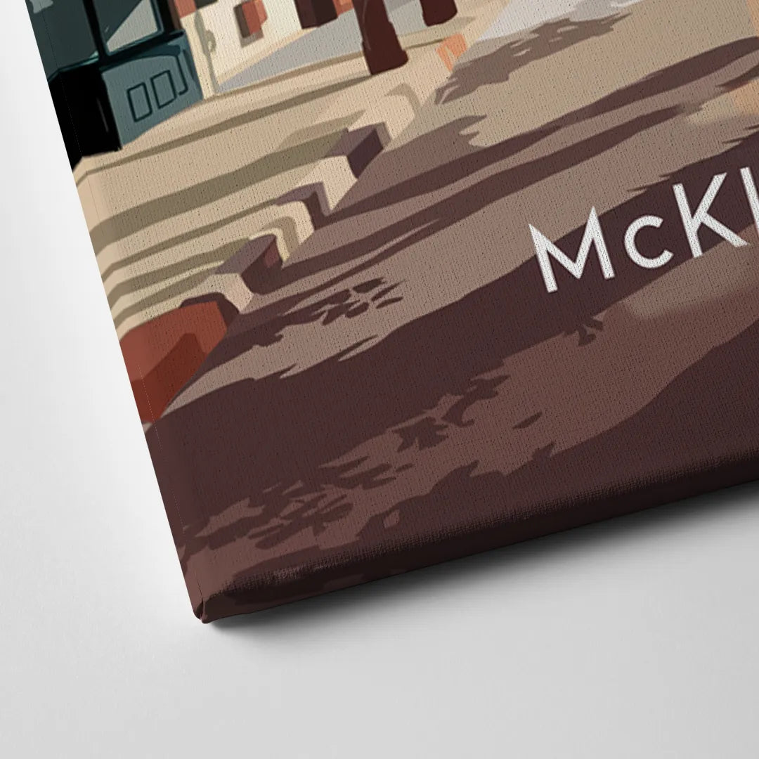 McKinney Artistic Heritage Canvas Close Up