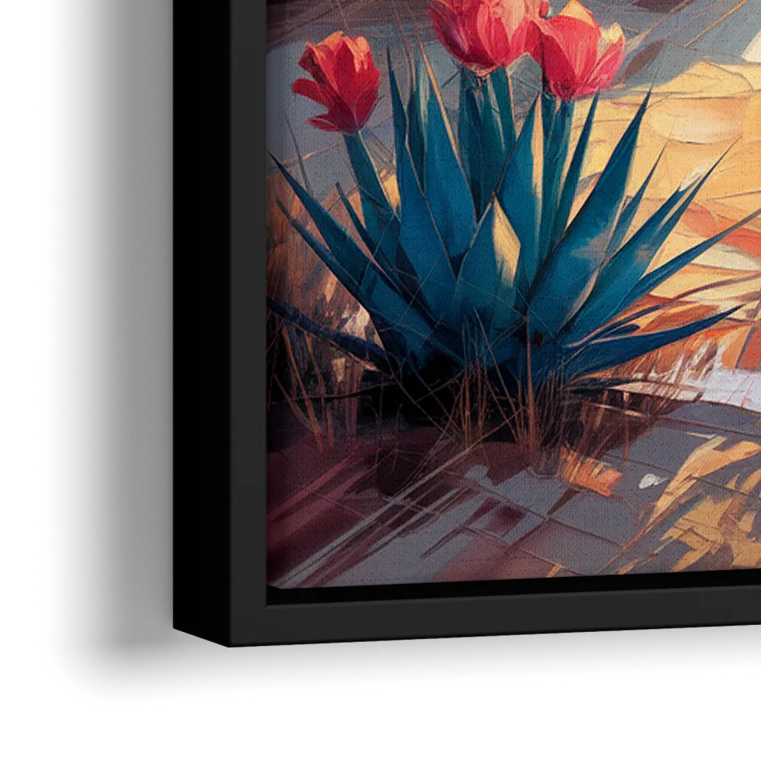 El Paso Cultural Heritage - Close-Up Black Frame Canvas
