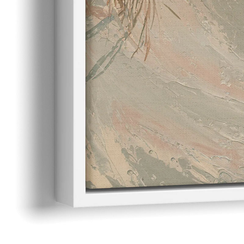 Cape May Coastal Serenity - Close-Up White Frame Canvas