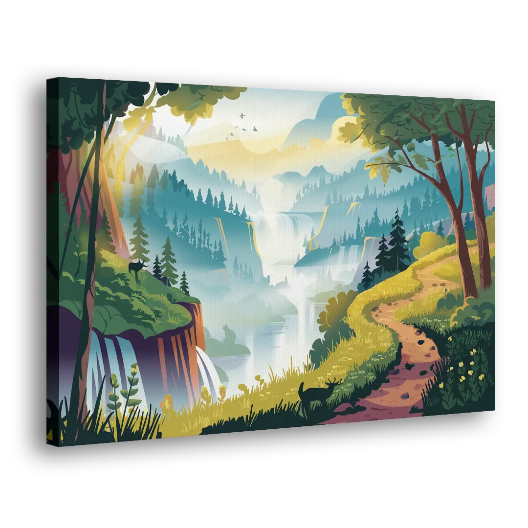 Henderson Scenic Trails - Canvas Print Art Sides