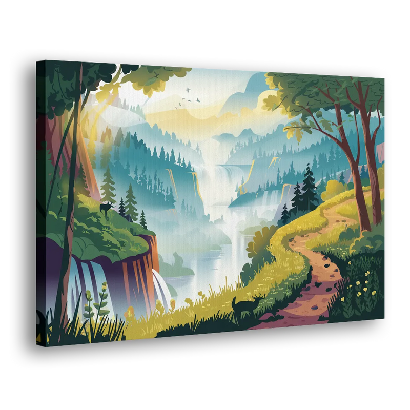 Henderson Scenic Trails - Canvas Print Art Sides